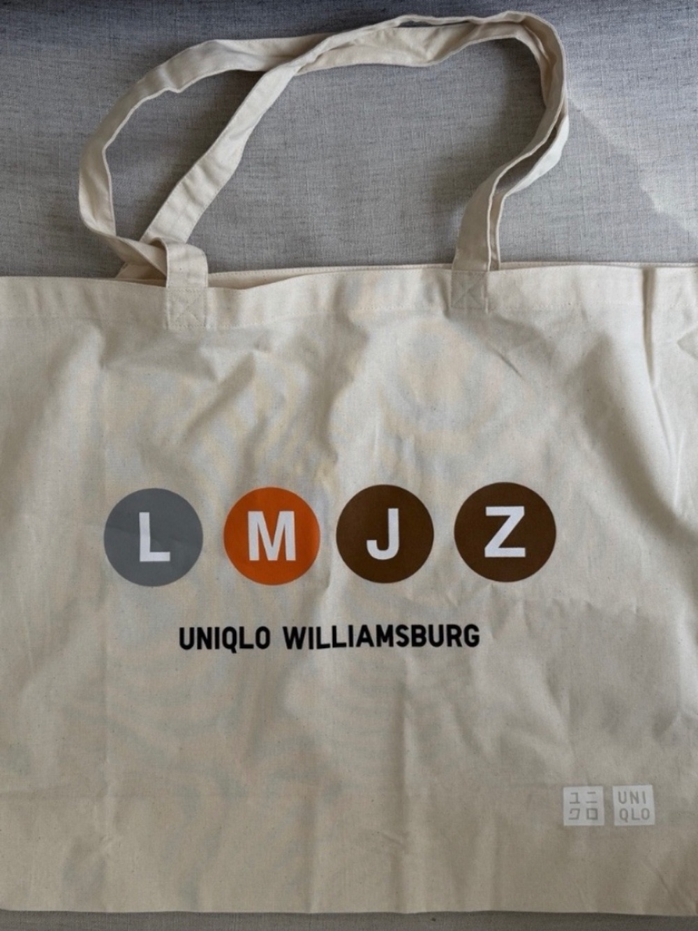 Uniqlo Williamsburg Limited Edition Subway Tote Bag